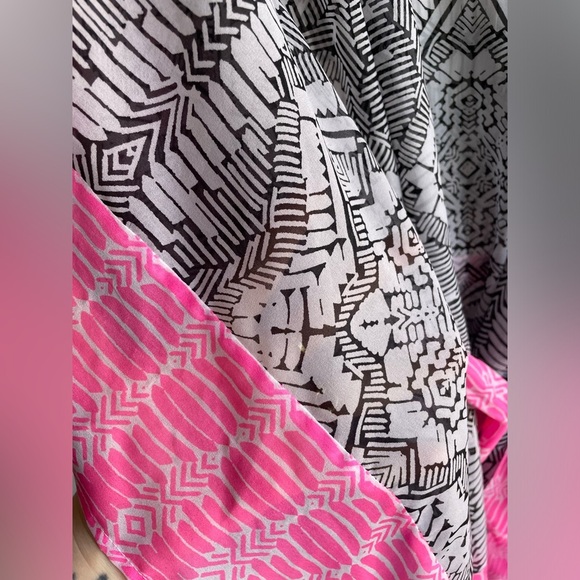 YUMI KIM|| Bejeweled kaftan coverup with a Aztec design detail Size X/S - Picture 6 of 10